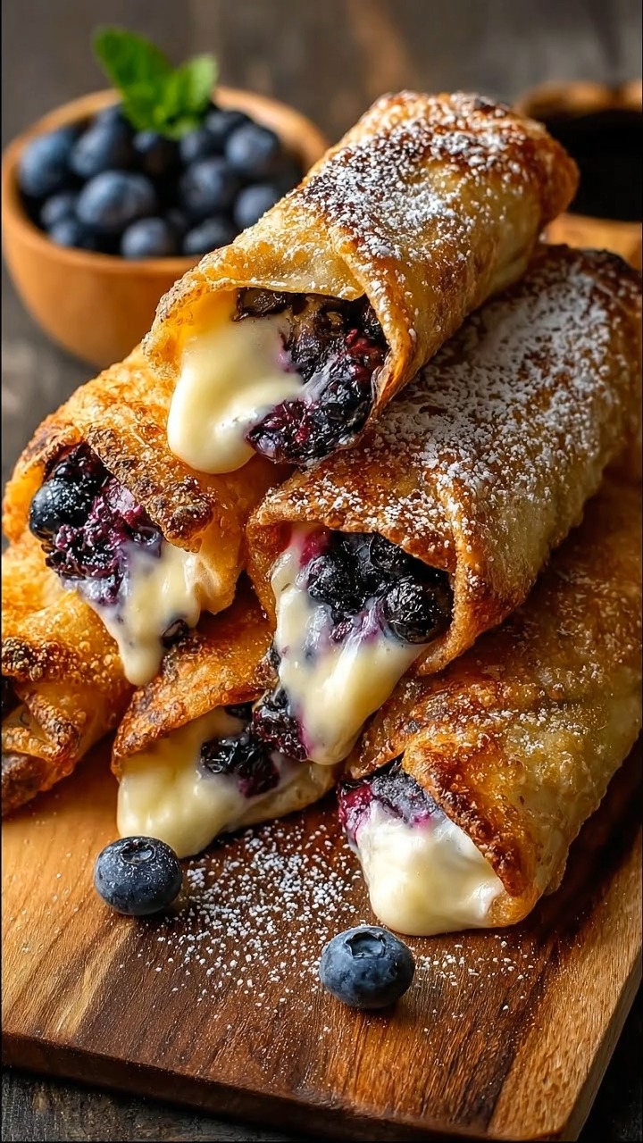 Photo inspiration: Frozen Thawed Egg Chick Forum And Discussion Groups Reference: Blueberry Cream Cheese Egg Rolls Ingredients For The Filling 1