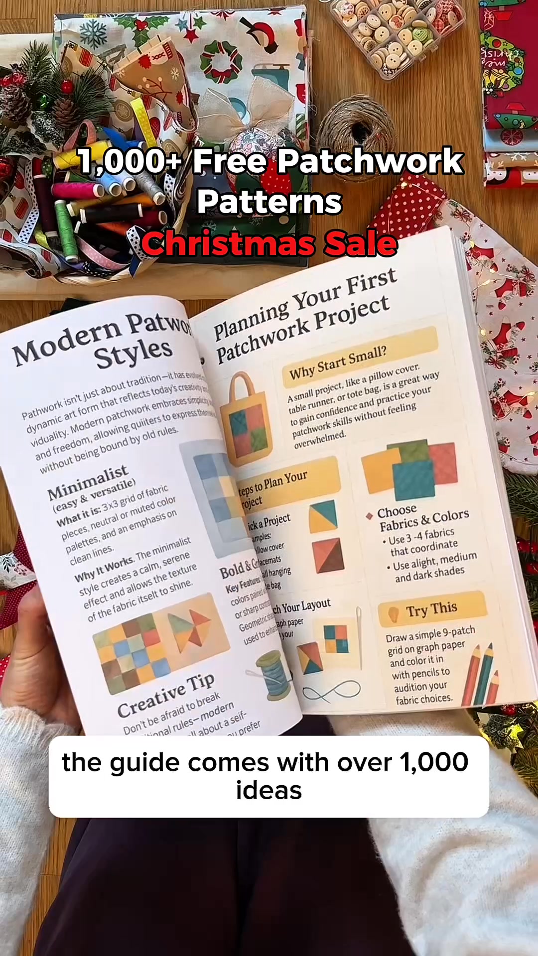 🎄 Christmas Sale: Patchwork Made Simple From First Stitch to Finished ...