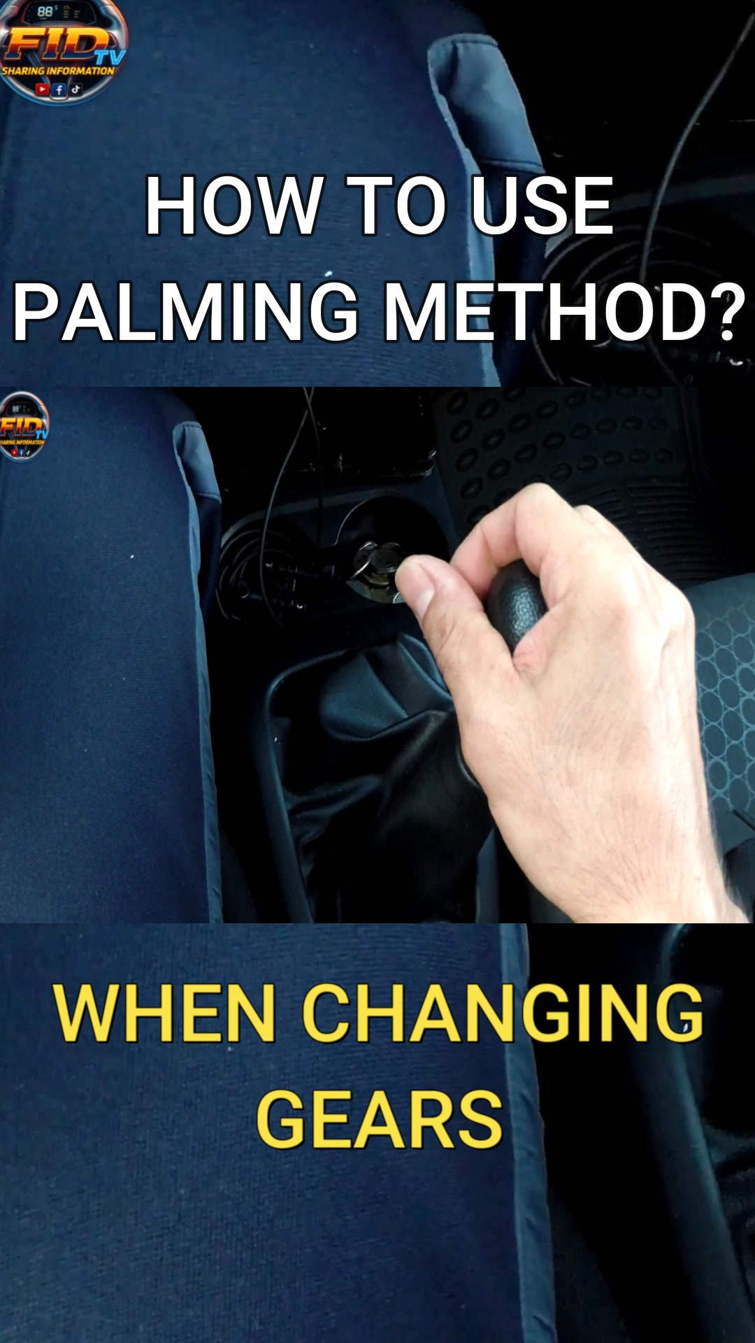 Palming method when changing gears #driving #drivinglessons # ...