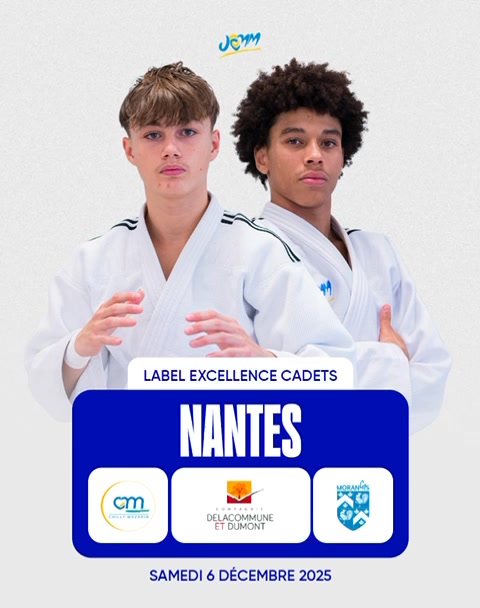 𝗖𝗔𝗗𝗘𝗧𝗦 **** Tournoi National Excellence Nantes (44) Samedi 6 décembre ...