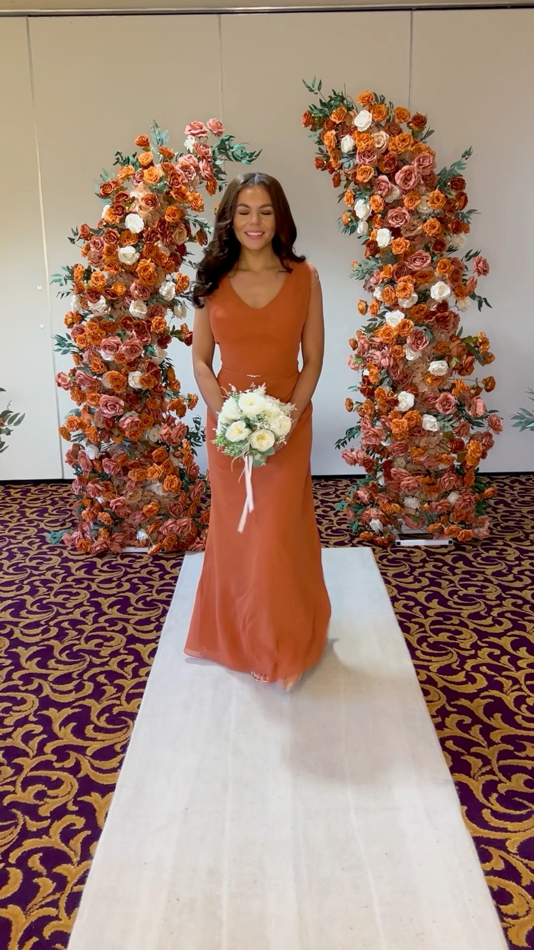 i need a bridesmaid dress fast ✨ Stunning ✨, beautifully flattering V-neck bridesmaid gown featuring delicate embellished sheer cap sleeves for a touch of sparkle. The fitted bodice flows into a softly ruched Velvet Colors:Taupe 781 this dress has a Classic Oxfords Bharatanatyam Costumes: Custom &