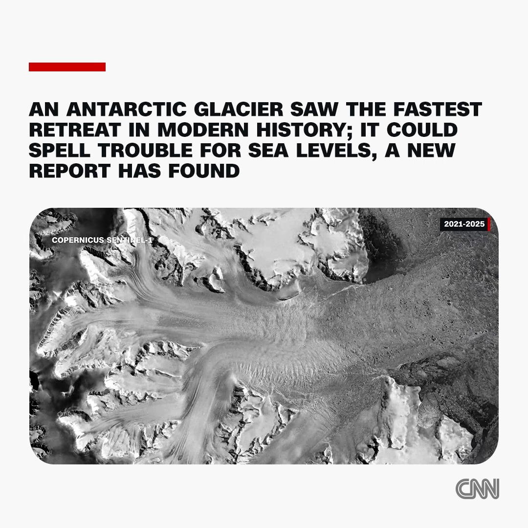 An Antarctic glacier shrunk by nearly 50% in just two months, the ...