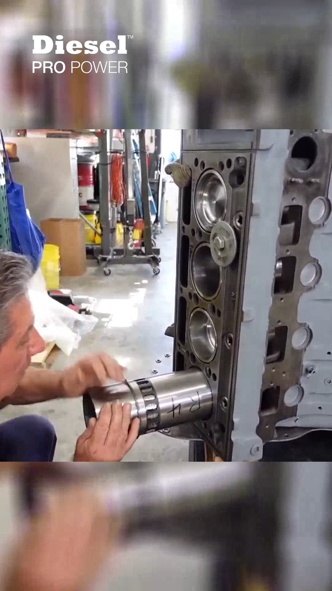 Installing Cylinder Kits Into A Detroit Diesel 8V71 Block https ...