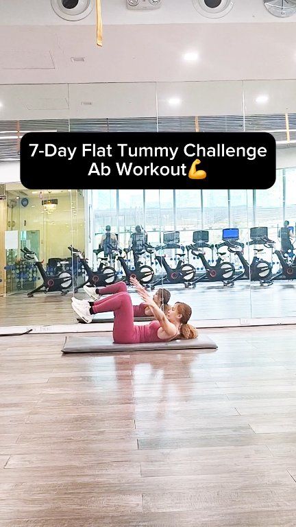 7-Day Flat Tummy Challenge💪 Ab Workout | Coach Elvie | Facebook