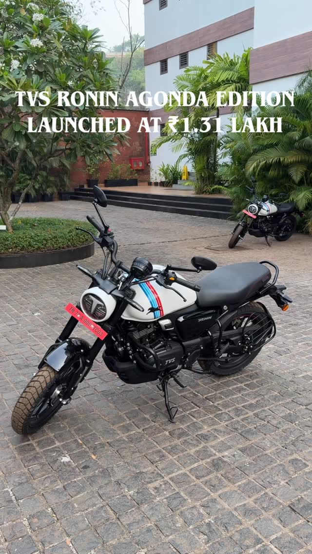 From concept to reality — the TVS Ronin Agonda Edition is finally here ...