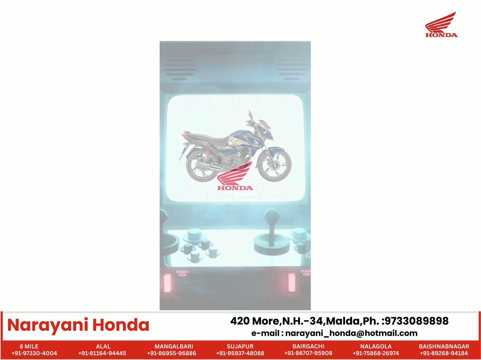 Eyes on the screen! 🎰👀 Which Honda two-wheeler did you spot the