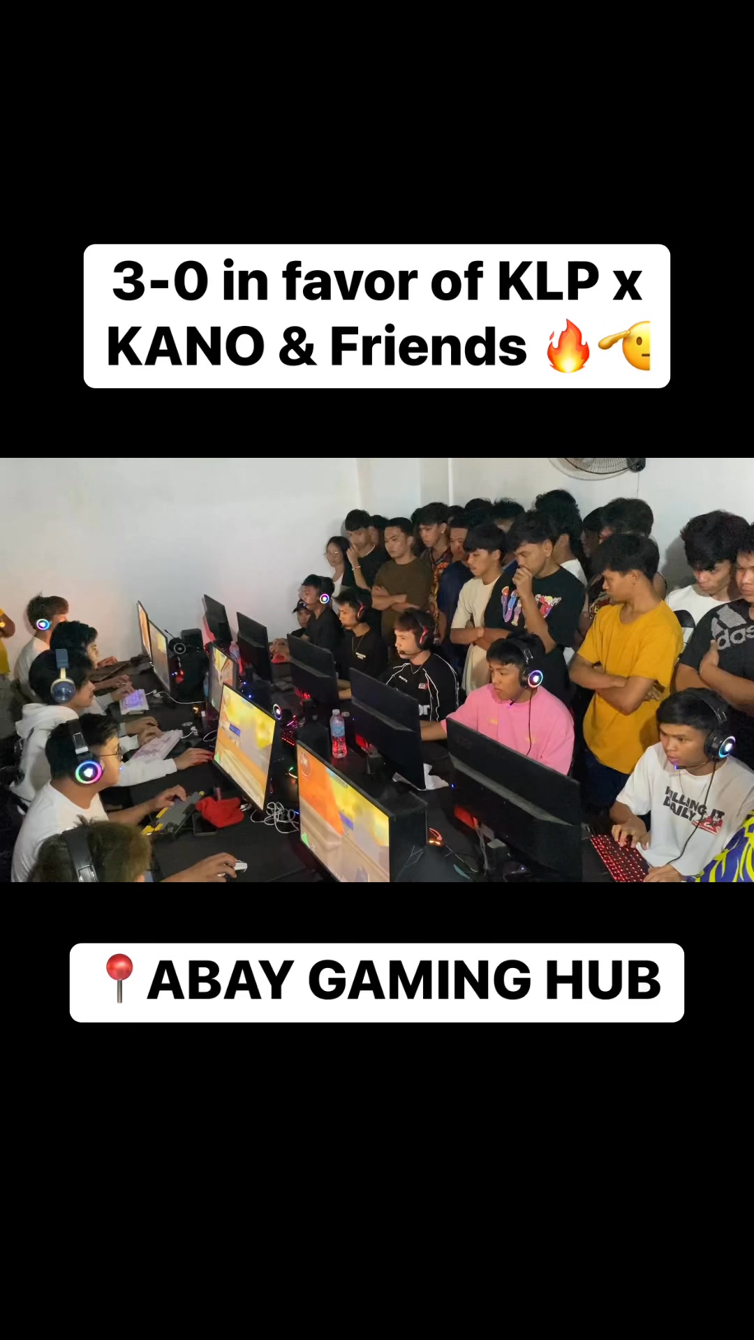 3-0 in favor of KLP x KANO & Friends 🔥🫡 #abaygaminghub #fervidesports # ...