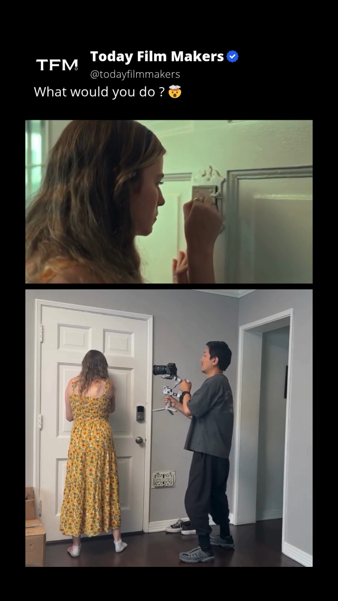 What would you do ? 🤯 @blake.ridder Follow @todayfilmmakers for the ...