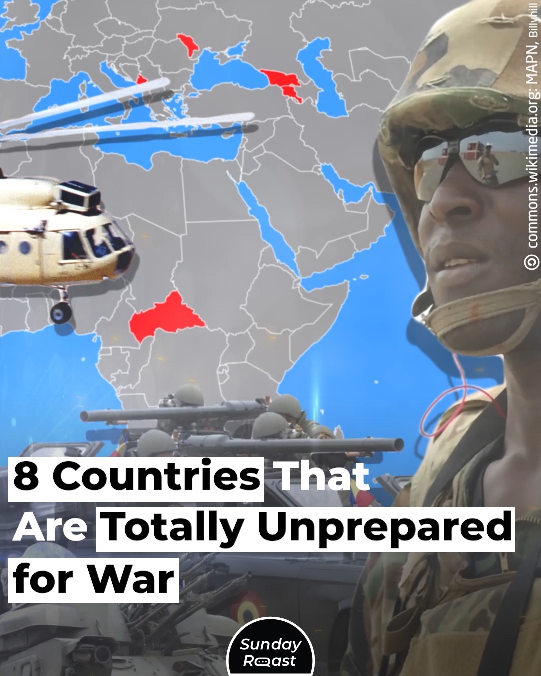 Which country has the weakest military in the world? You could say ...