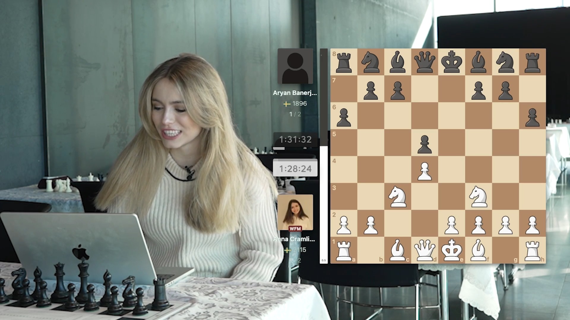 2 Brilliant Moves IN A ROW #chess #chessboard #chessgame #chessplayer # ...