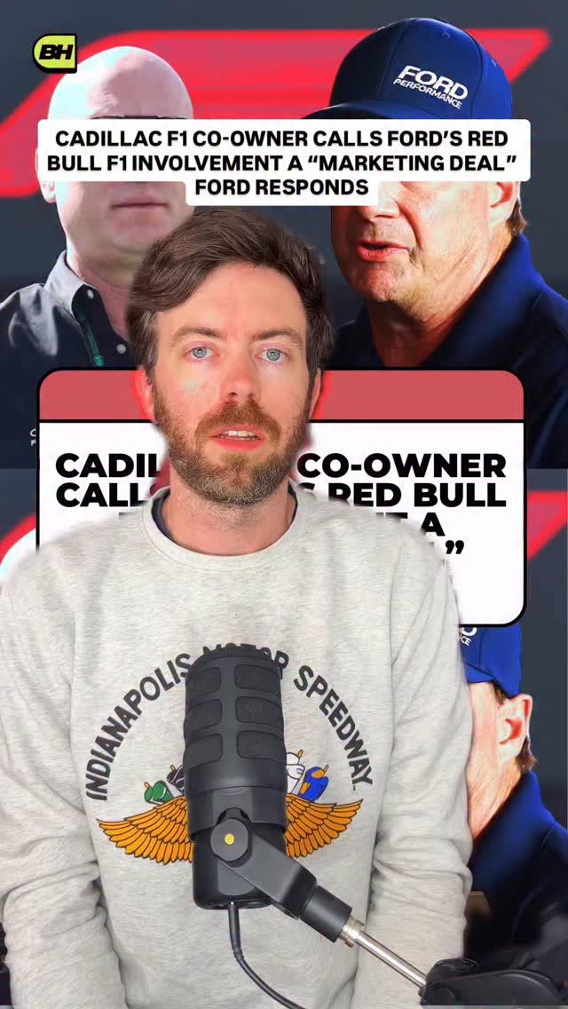 CADILLAC F1 CO-OWNER CALLS FORD’S RED BULL F1 INVOLVEMENT A “MARKETING ...