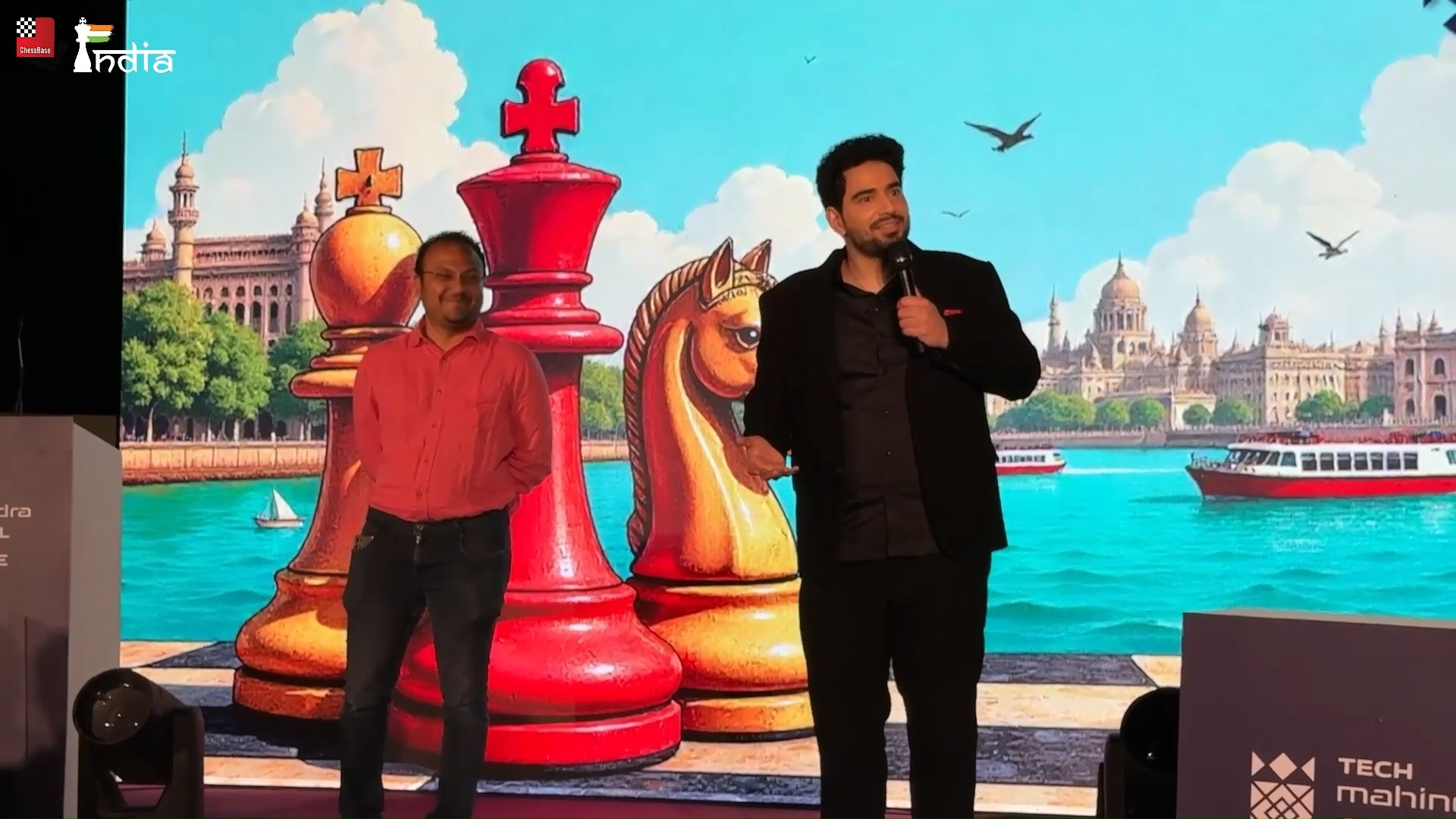 Check out Samay Raina and Sagar Shah's speech at the opening ceremony ...