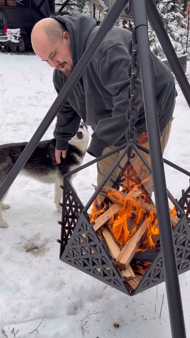 I said first of the year but meant the first fire pit of the year. Here ...