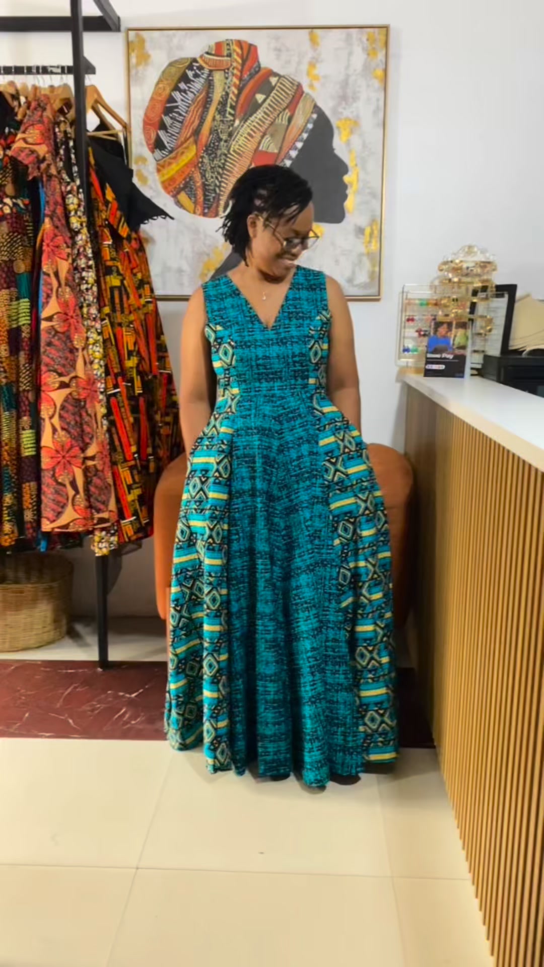 zambian dresses for ladies Ready to Wear African Print at Chitenge Galore Lusaka Collection:DAILY DROP