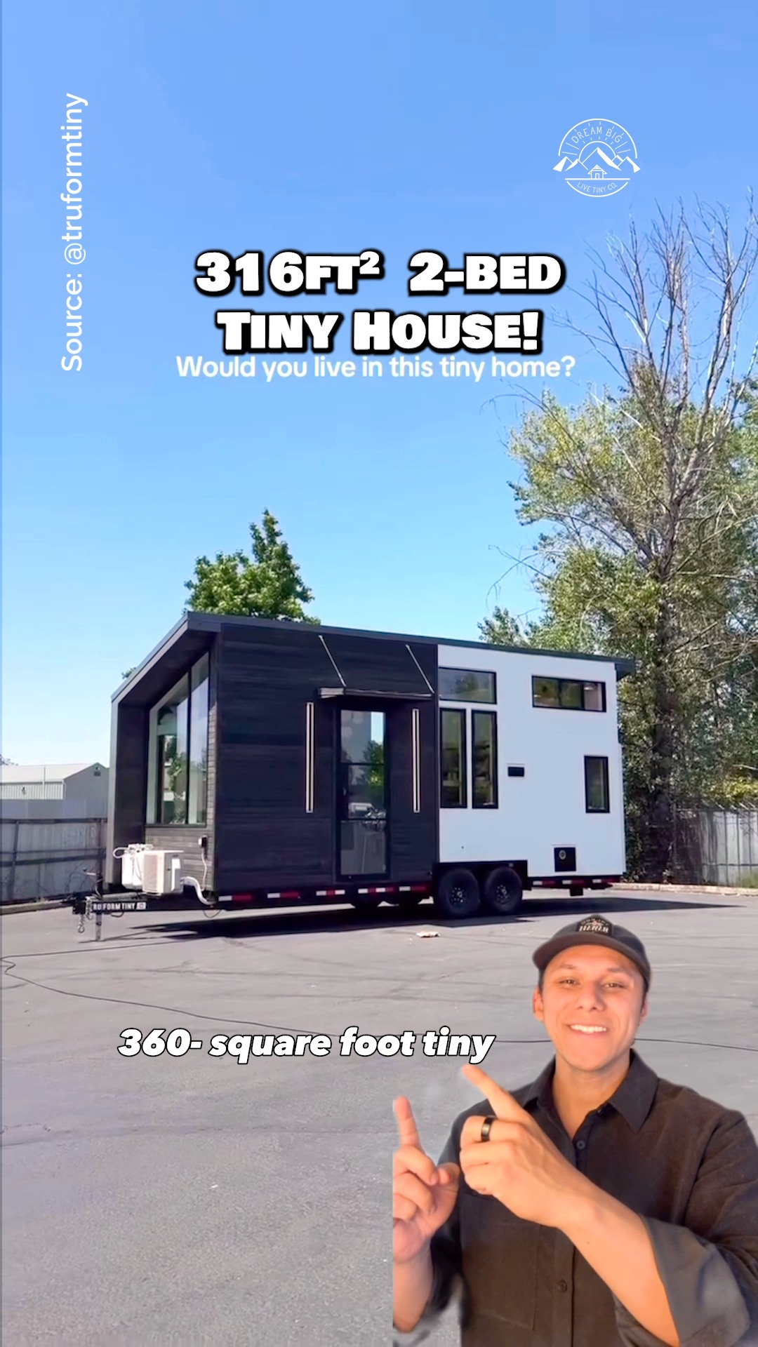 Would you live in this 316-sqft Terra Urban tiny home by TruForm Tiny ...