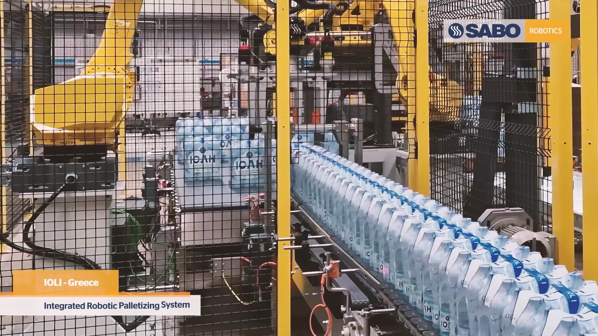 GET IT DONE. TOGETHER! 📦💧 Layer forming & palletising | FANUC & SABO ...