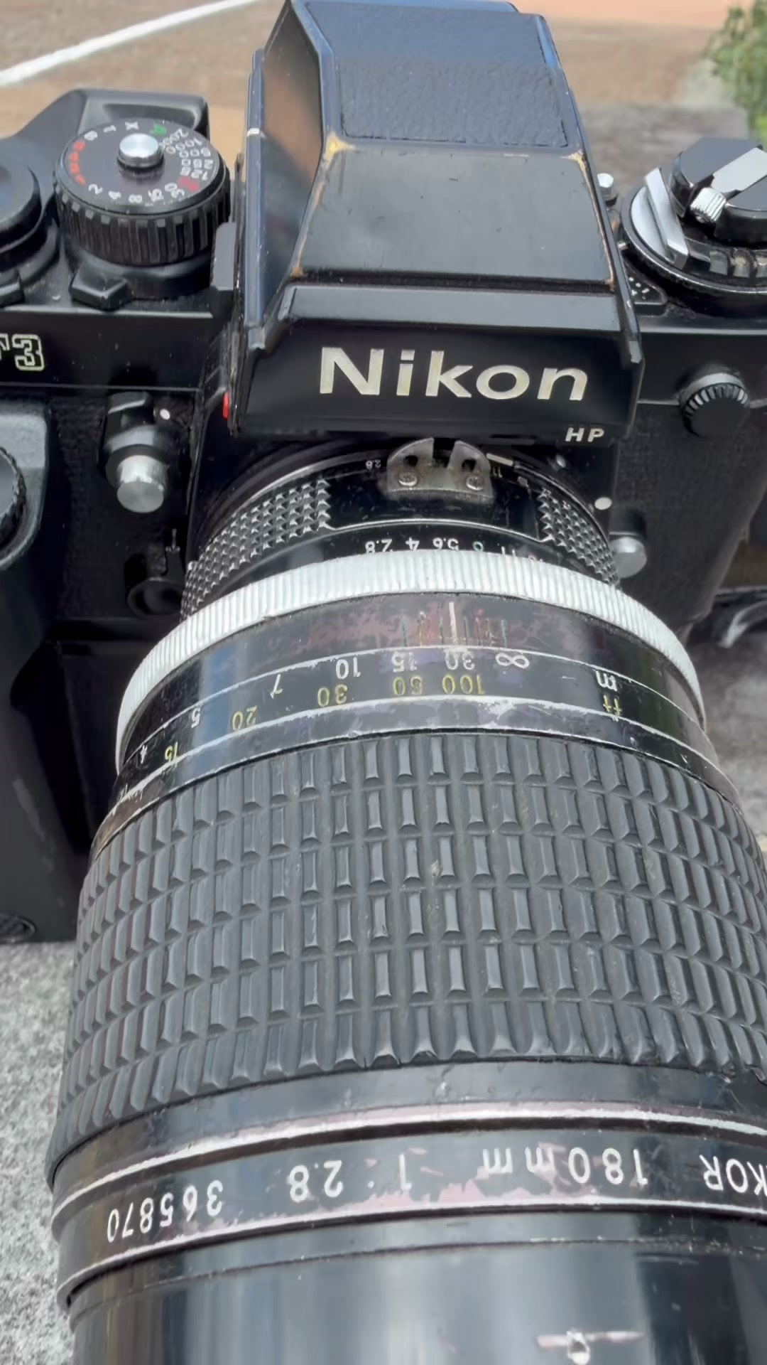 Nikon F3 with Nikkor 28mm f2 lens
