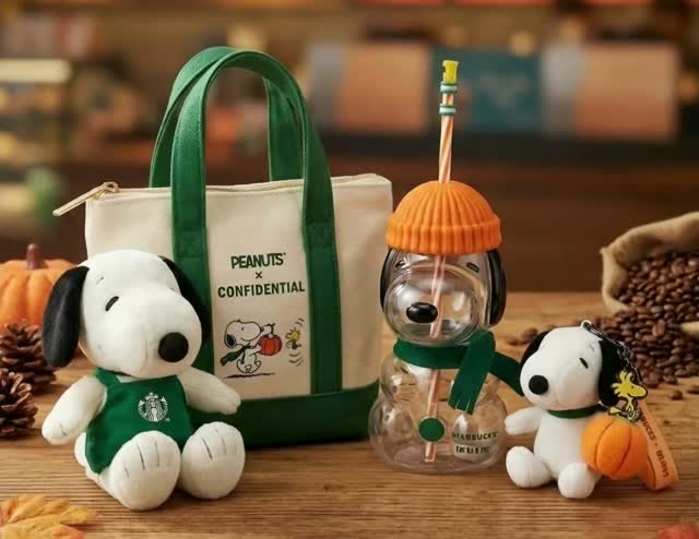 More product pictures from the Snoopy Starbucks Collab coming to