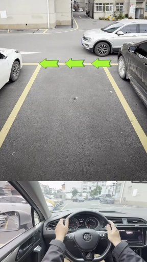 Left Reverse Parking Method #learning #shortvideo #car #driving # ...