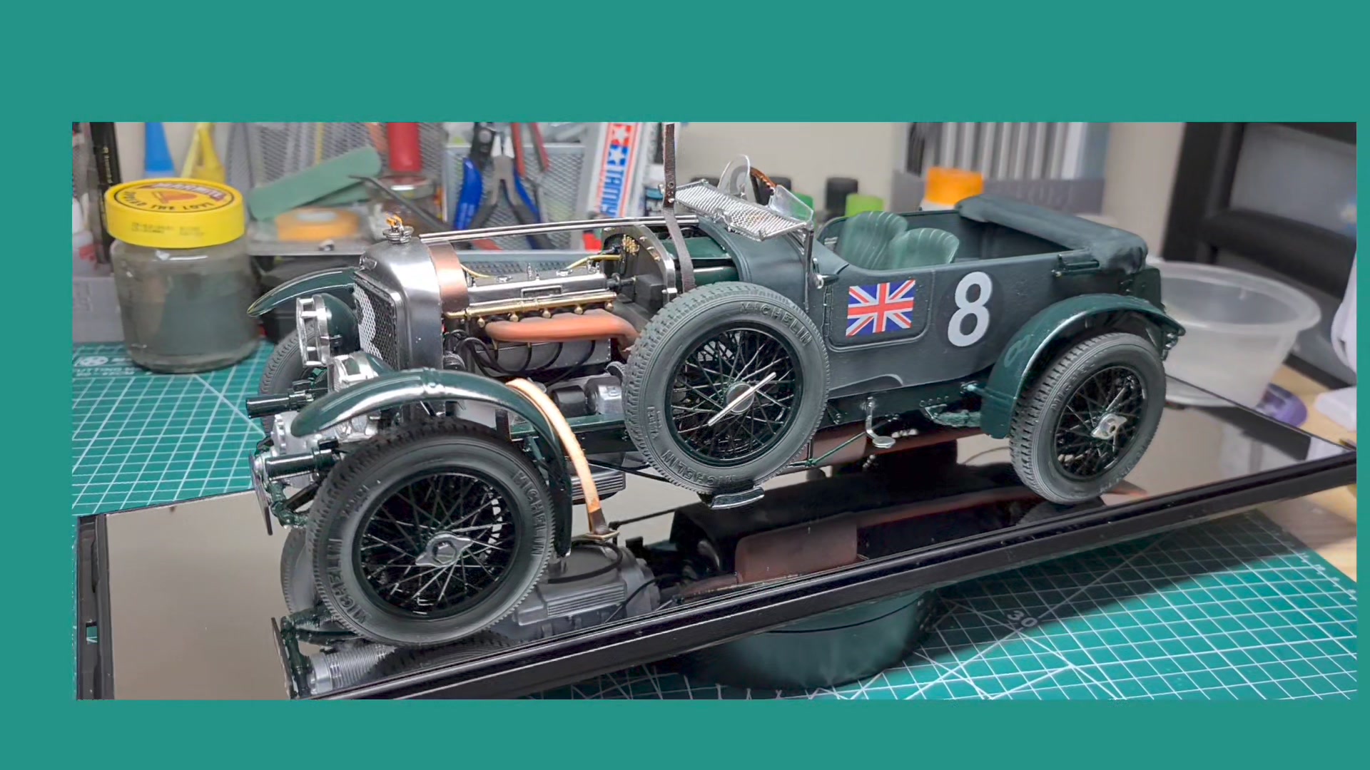 1/12 AIRFIX [ 1930 Bentley 4.5 Litre ] & scratch figure
