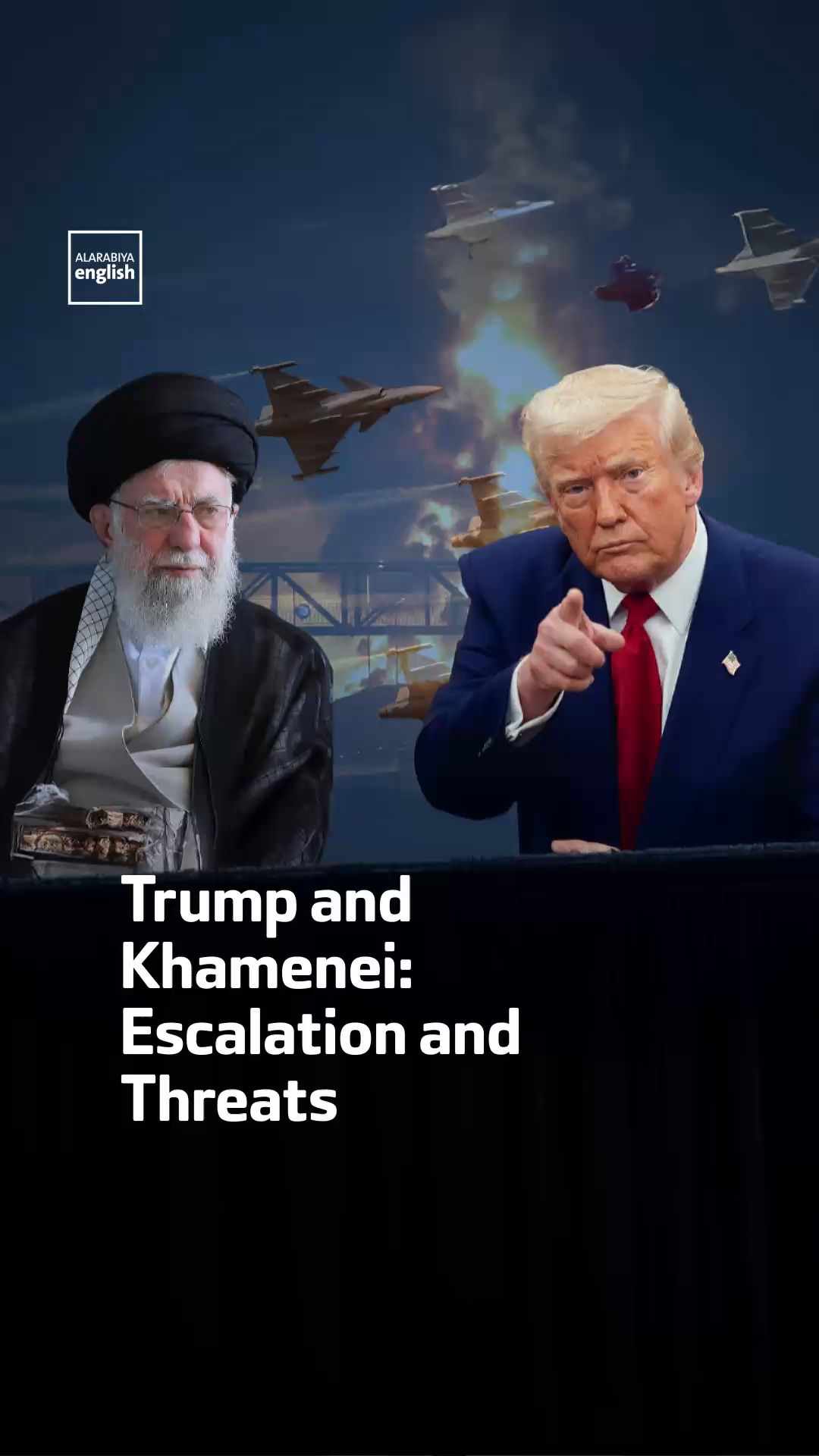 US President Donald Trump has hinted at striking Iran while speaking of ...