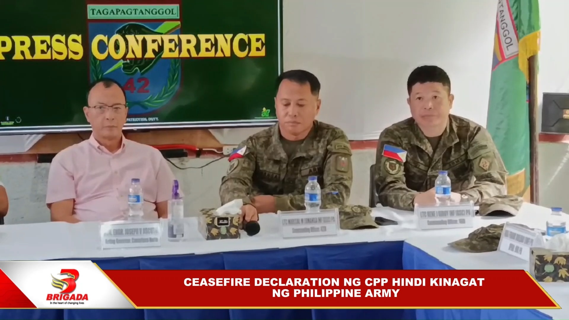CEASEFIRE DECLARATION NG CPP HINDI KINAGAT NG PHILIPPINE ARMY # ...