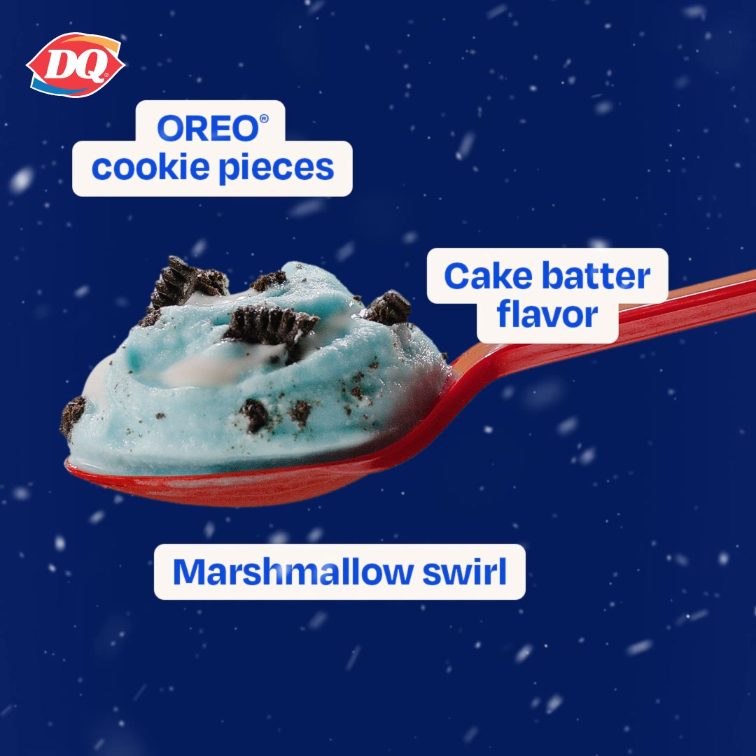The NEW OREO® Snowdrift BLIZZARD Treat is snow-much fun—sweet, crunchy ...