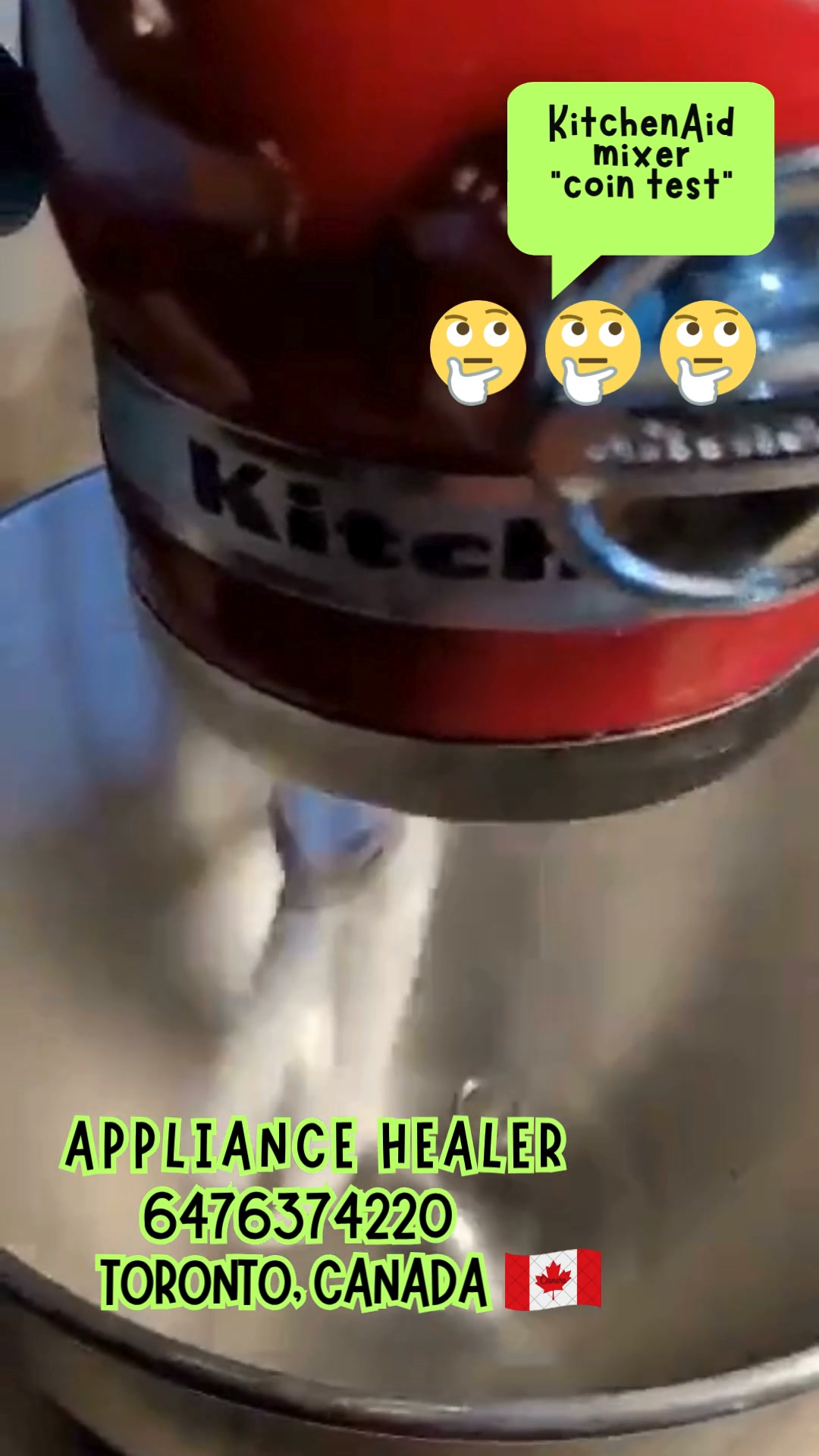 Kitchen Aid stand mixer repair service
