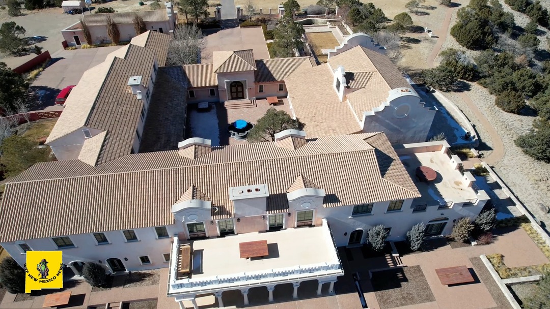 Drone footage from January 2022 of Zorro Ranch in Stanley, New Mexico ...