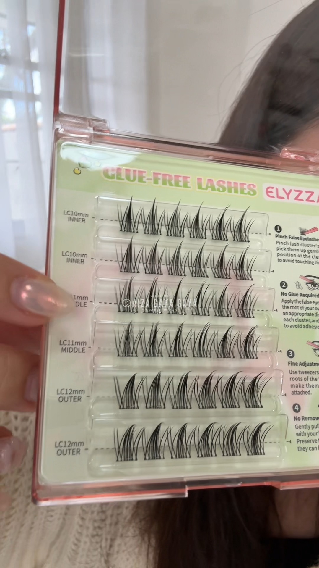 Ang shala netong rabbit na cluster lashes ni Elyzza!! I love! 😍 # ...
