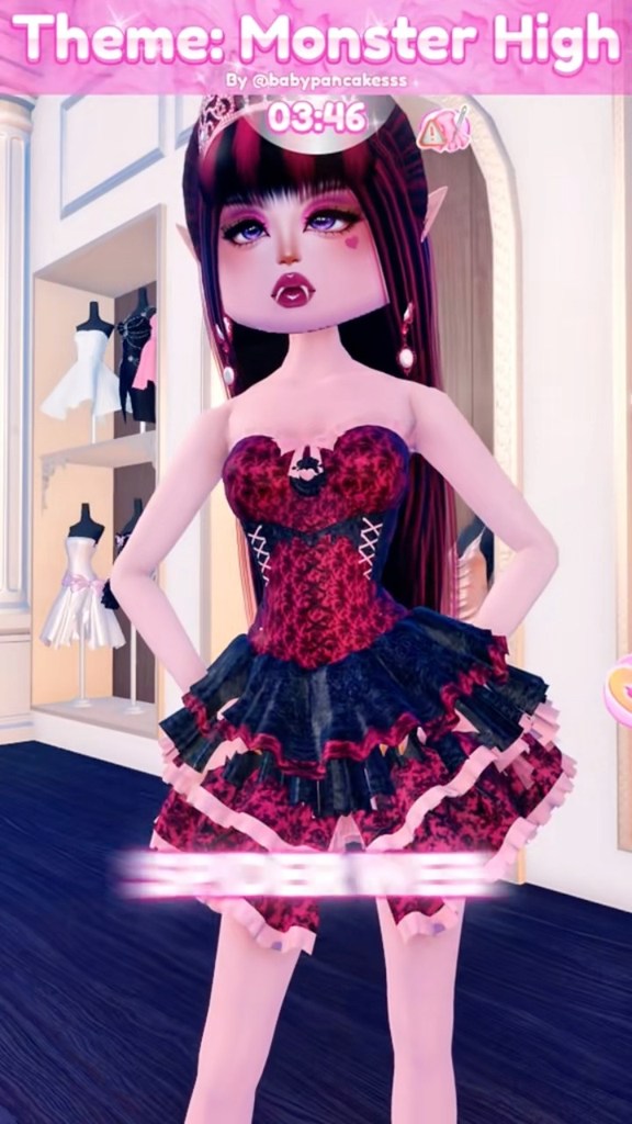 MONSTER HIGH KISSING EMOTE HACK IN DRESS TO IMPRESS💕🎀 #dresstoimpress #roblox #DTI | BabyPancakes