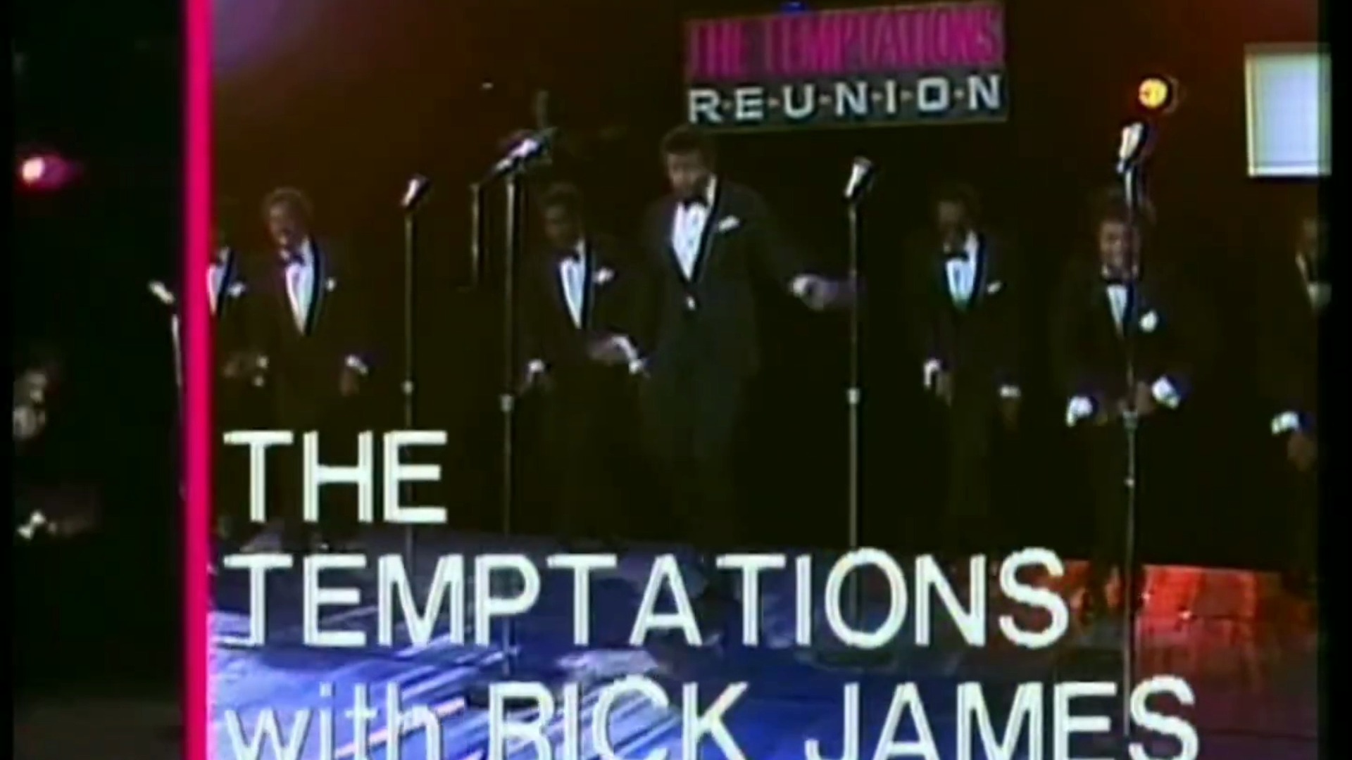 Vintage Temptations Reunion Tour concert poster
