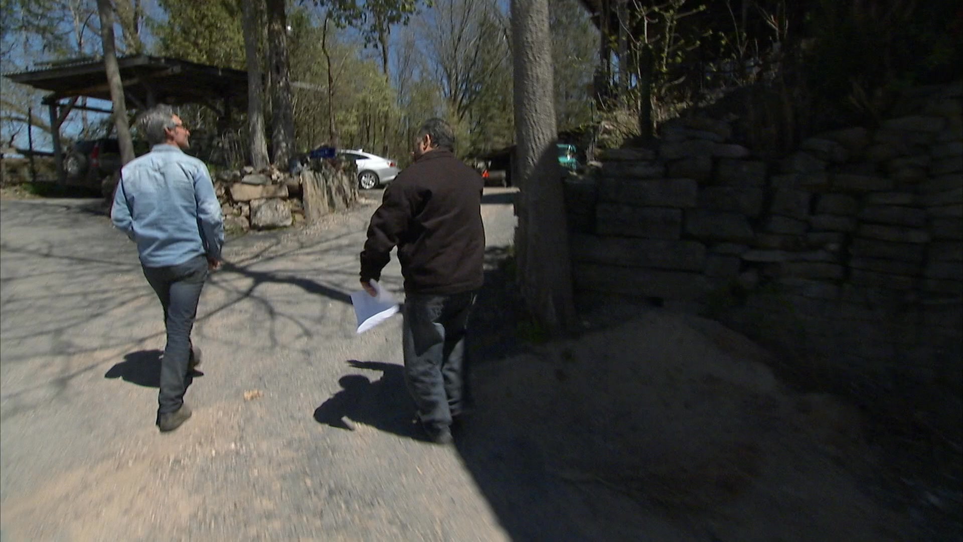 Mike checks out some antique doors. See more in this clip from