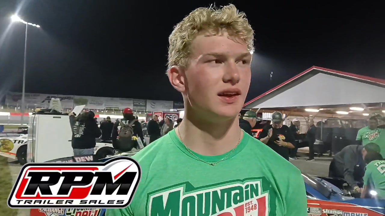 Landon Shane Huffman came agonizingly close to his first CARS Tour win ...