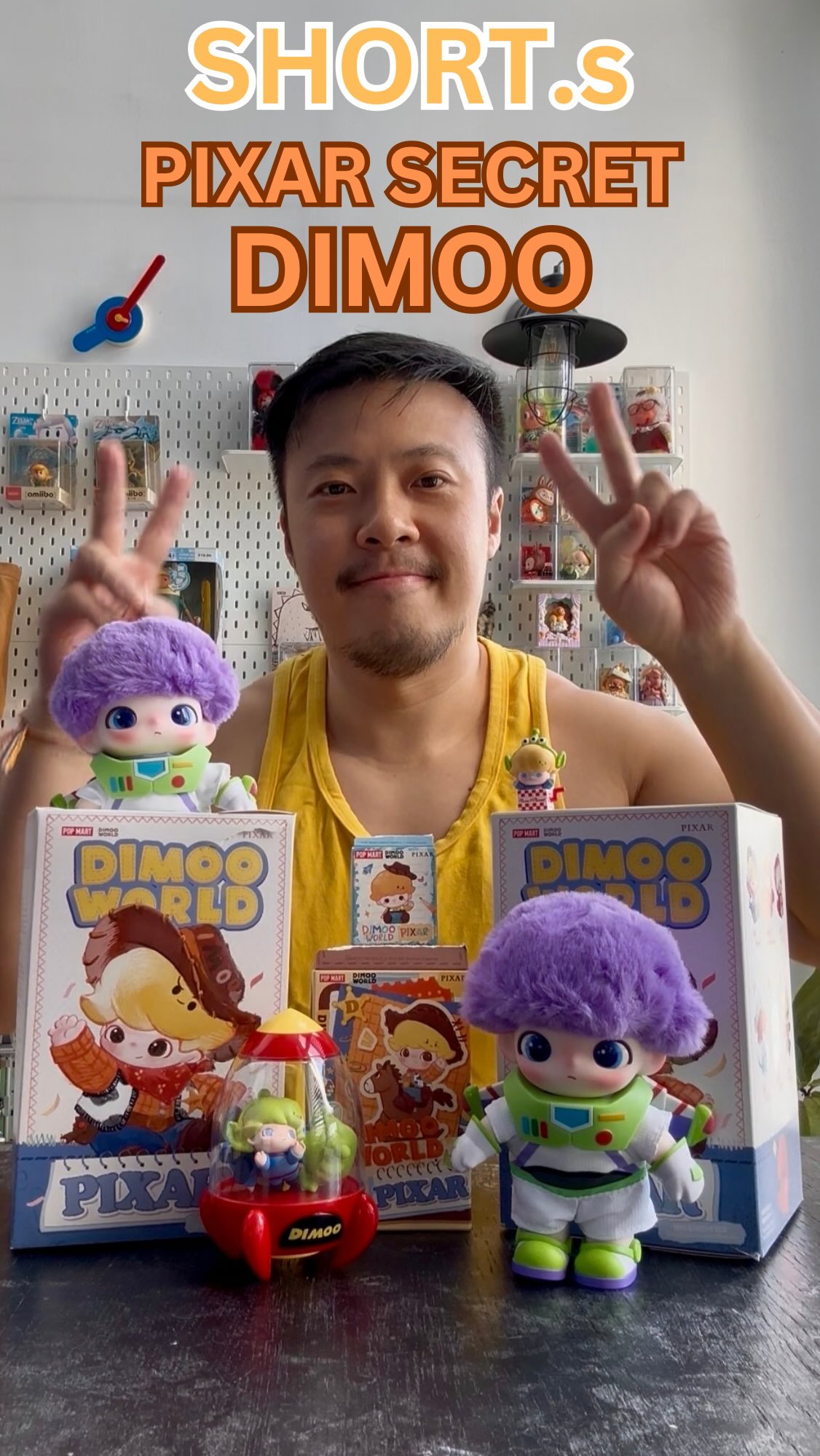 DIMOO X PIXAR SECRETS Plush Buzz 1. It must be the heaviest box 2