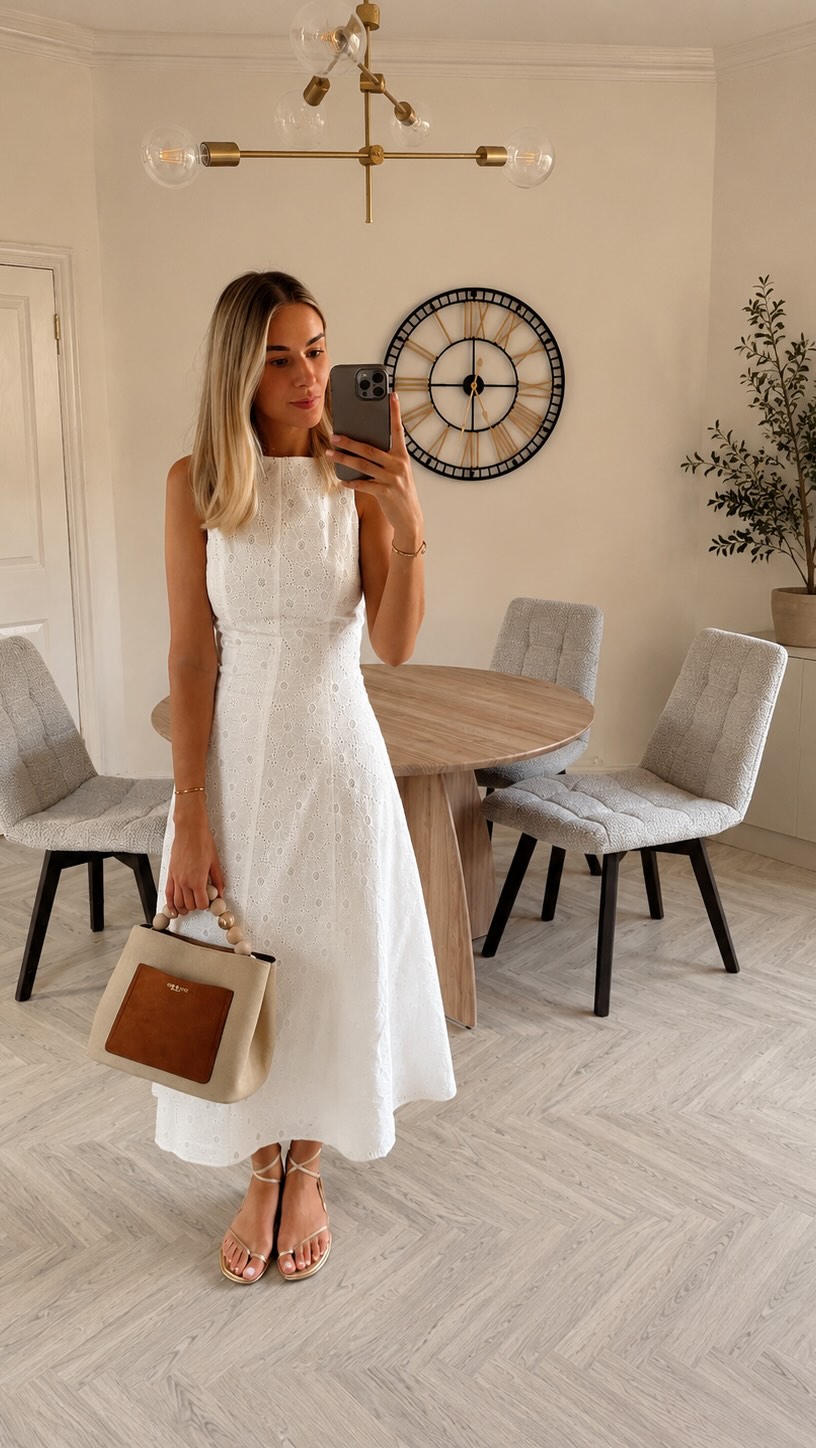 tea length guest wedding dresses A-Line Mother of the Bride Dress Party Elegant Scoop Neck Satin Lace Half Sleeve with Bow(s) Appliques 20250226 140 Resort Chic for Size:M (US 4)