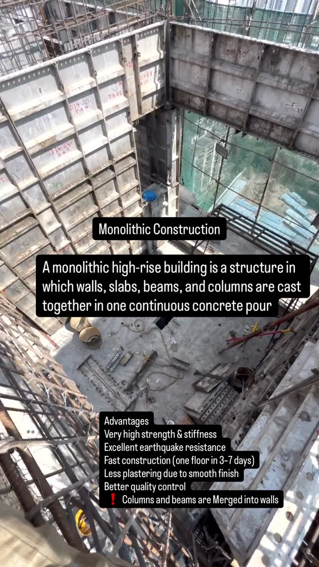 Monolithic High-Rise Building / Mivan construction A monolithic high ...