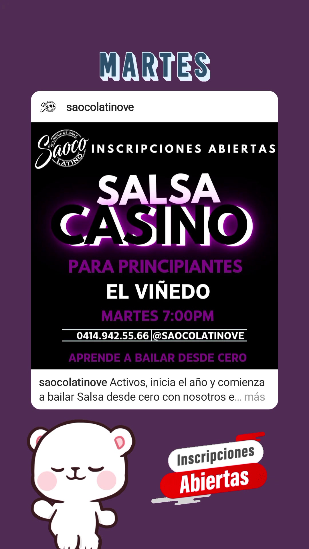 Academia de Baile Saoco Latino | Valencia