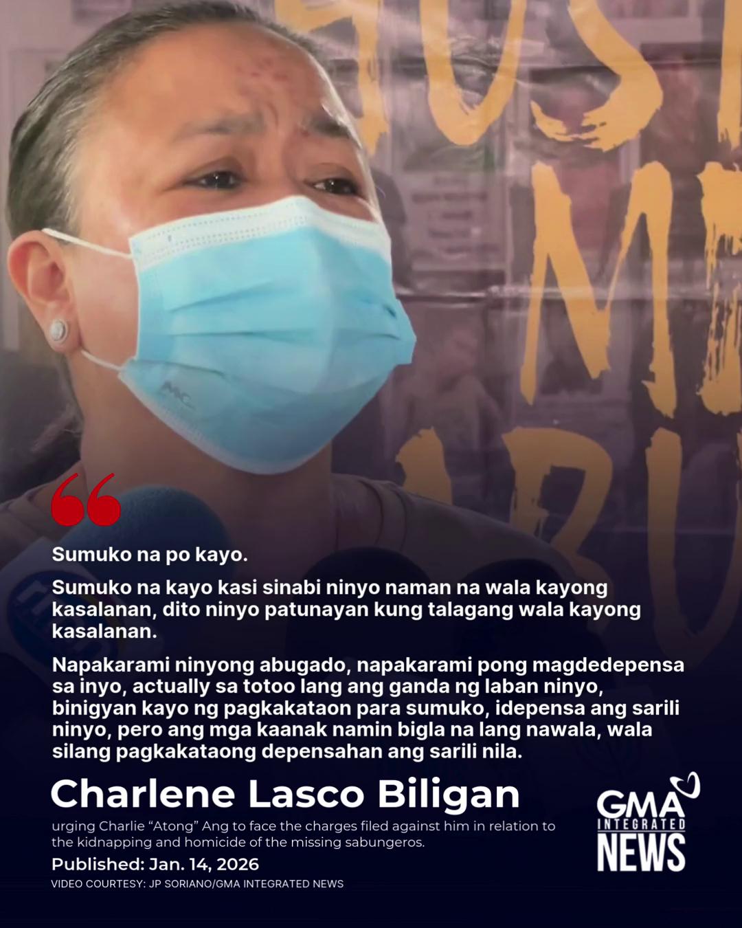 'SUMUKO NA PO KAYO' With an arrest warrant now issued against Charlie ...