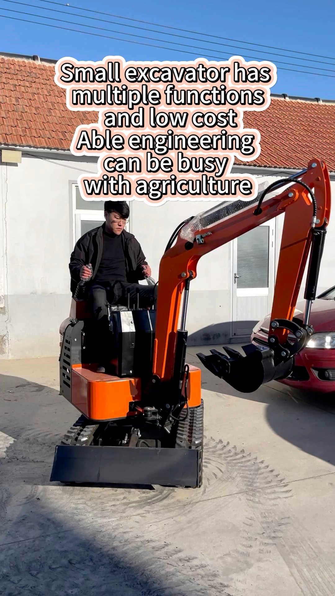One small excavator can replace ten people, reducing labor costs to the ...