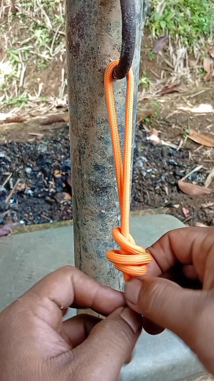 Simple and powerful node #knot #rope #camping #tutorials #fyp | Lenny ...
