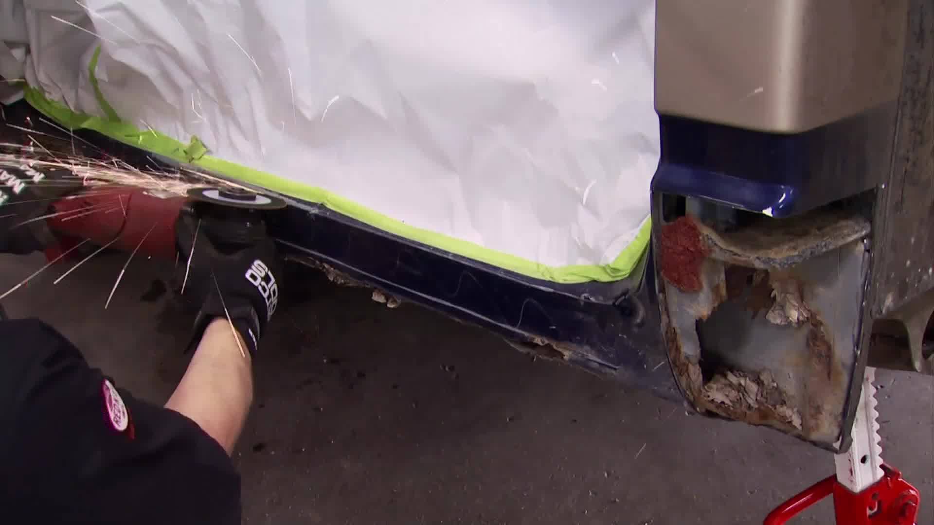 PowerNation TV - Fixing Rusted Rocker Panels on a Chevy Silverado