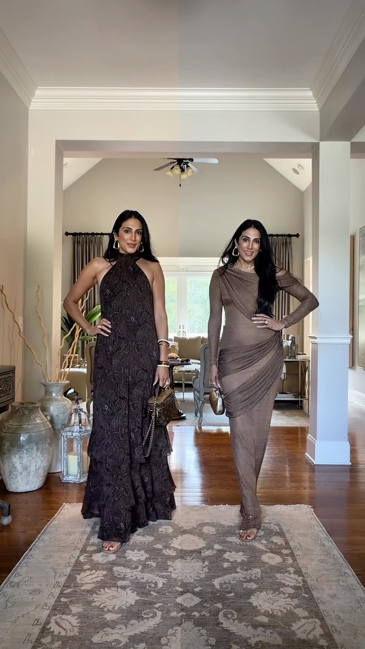 ✨This or That …. because apparently “I’ll just wear something simple” was never an option., Find your perfect Fall Wedding guest dress Macy's Comment “DRESS” to get the links to my favorites straight 