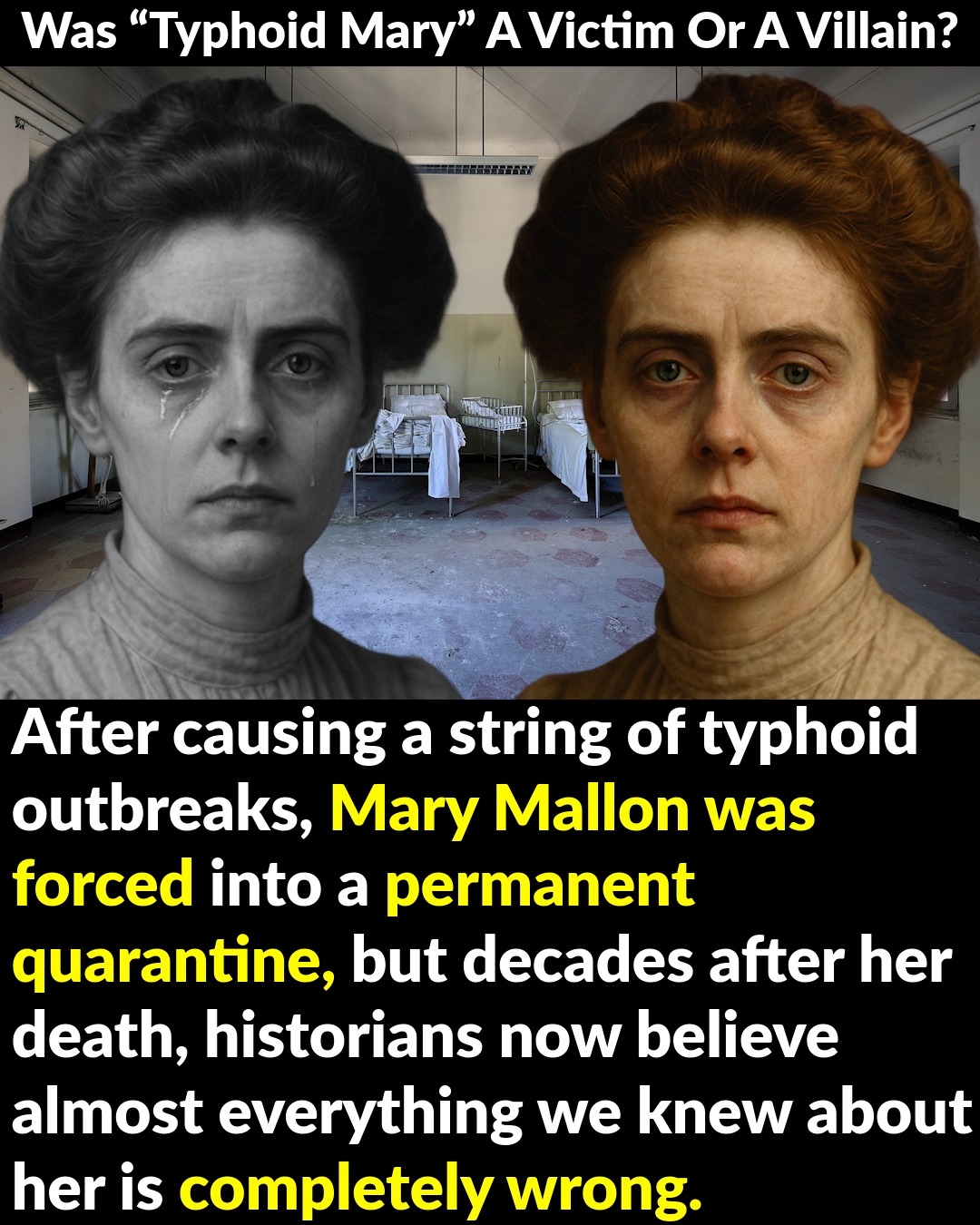 After causing a string of typhoid outbreaks, Mary Mallon was forced ...