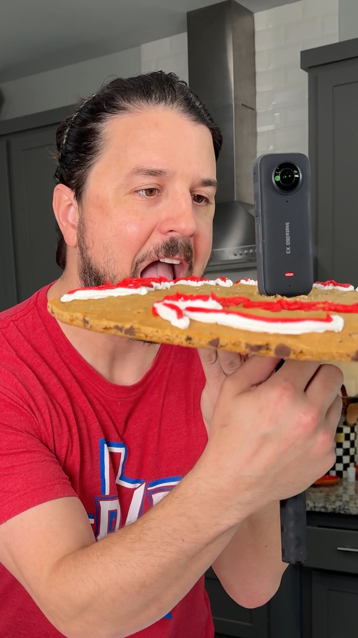 POV Eating the world’s largest cookie 🍪 #satisfying #recipe # ...
