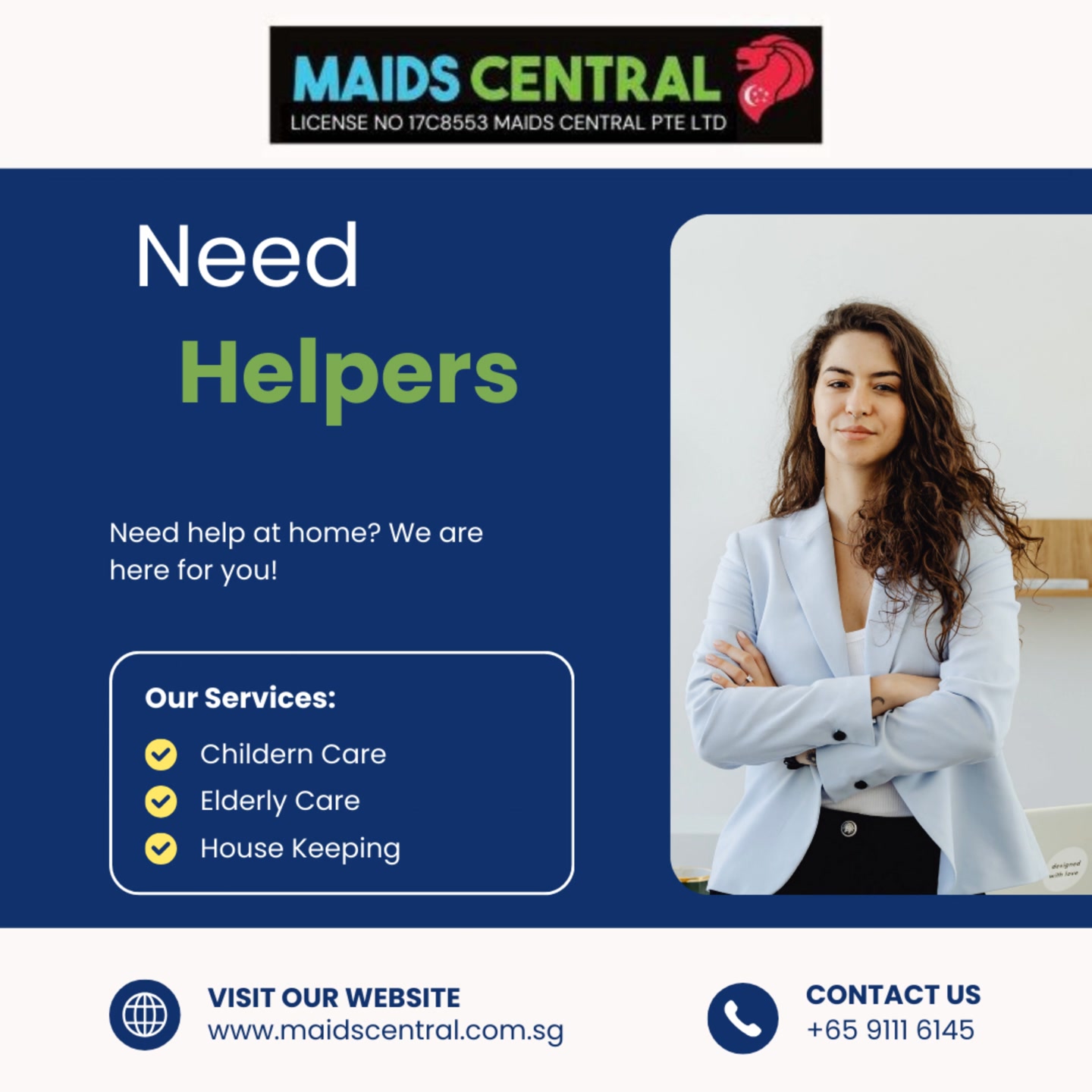 🏠 Need help at home? We’re here for you. Whether you need a helper for ...