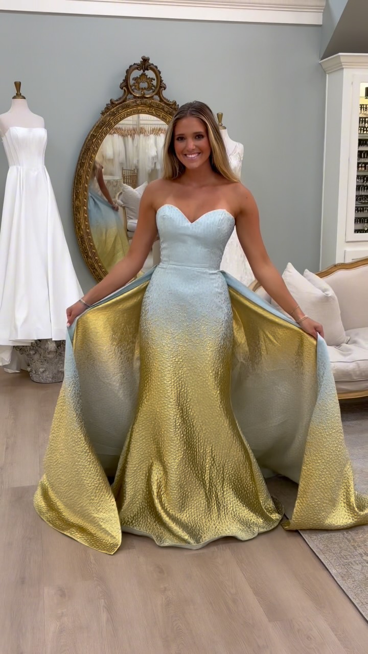 formal dresses columbus ms ✨ Mother of the Bride/Groom perfection ✨, Soft blue meets golden elegance in this stunning gown. The perfect look for celebrating a beautiful love story. 🤍, #MotherOfTheBride #MOBGown #bridalfashion prom dress stores near me