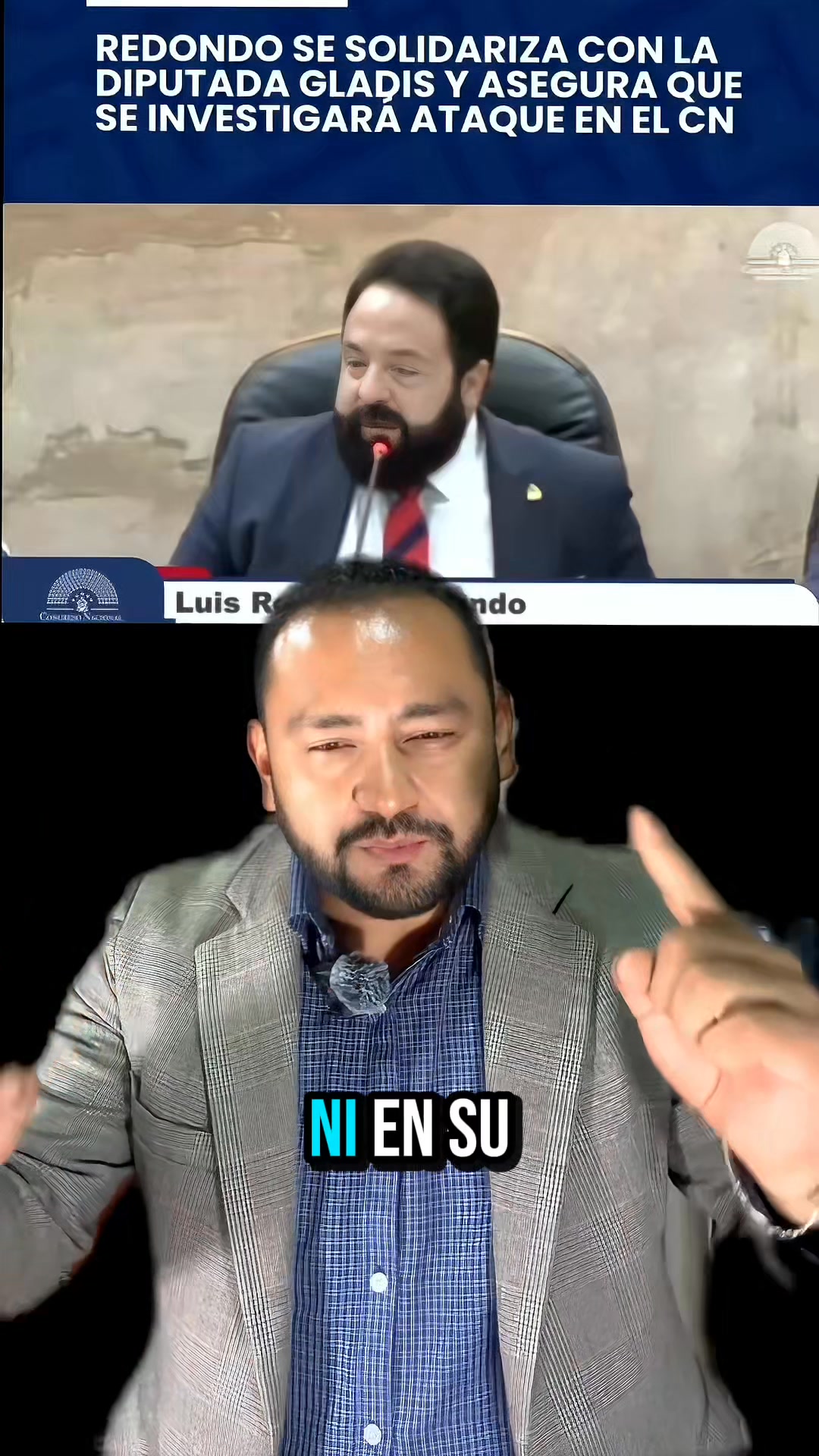 Lo que el presidente ilegal del congreso a provocado a una congresista ...