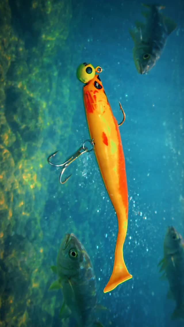 ascus fishing lures Three-Segmented Lure Soft Tail Jointed Swimbait Youre missing the action Best Musky Reels Select Model::MAXXSC15 ASR