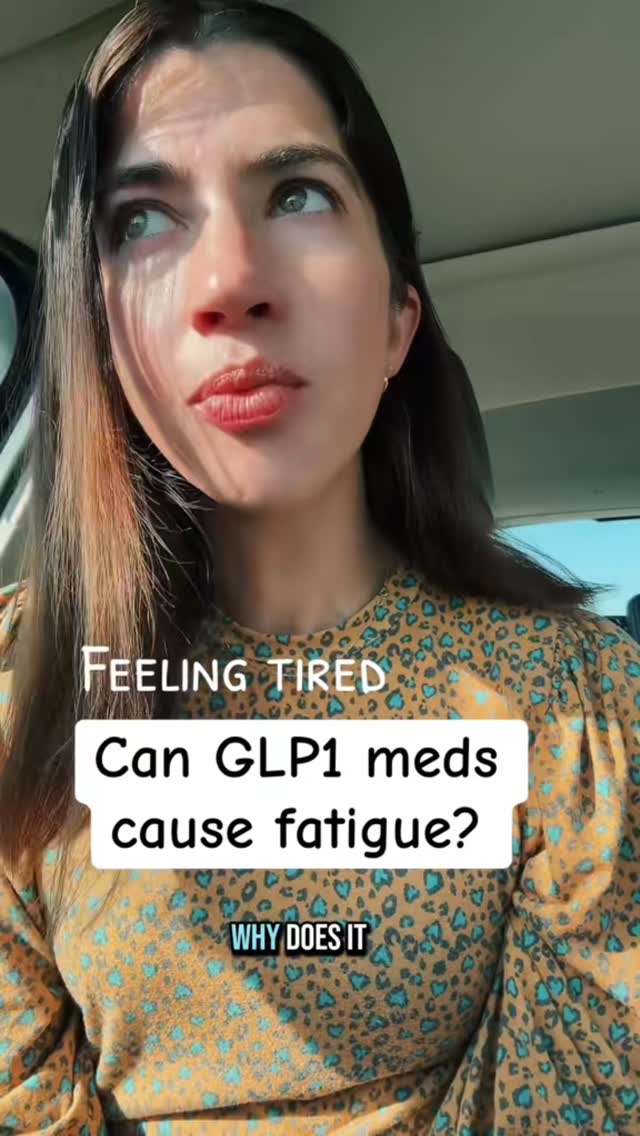What causes tiredness after lunch on Tirzepatide 7.5mg?